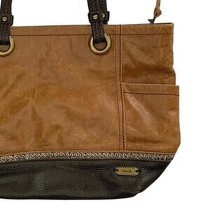 The Sak Kendra Hobo Brown Leather Large Boho Classic Casual Travel Shoulder Bag